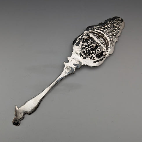 Circa 1900 German antique continental silver cake server 100g